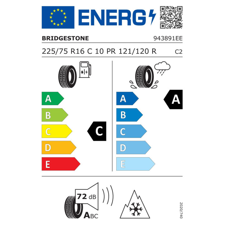 Anvelope all season BRIDGESTONE Duravis all season 225/75R16C 121/120R 10PR