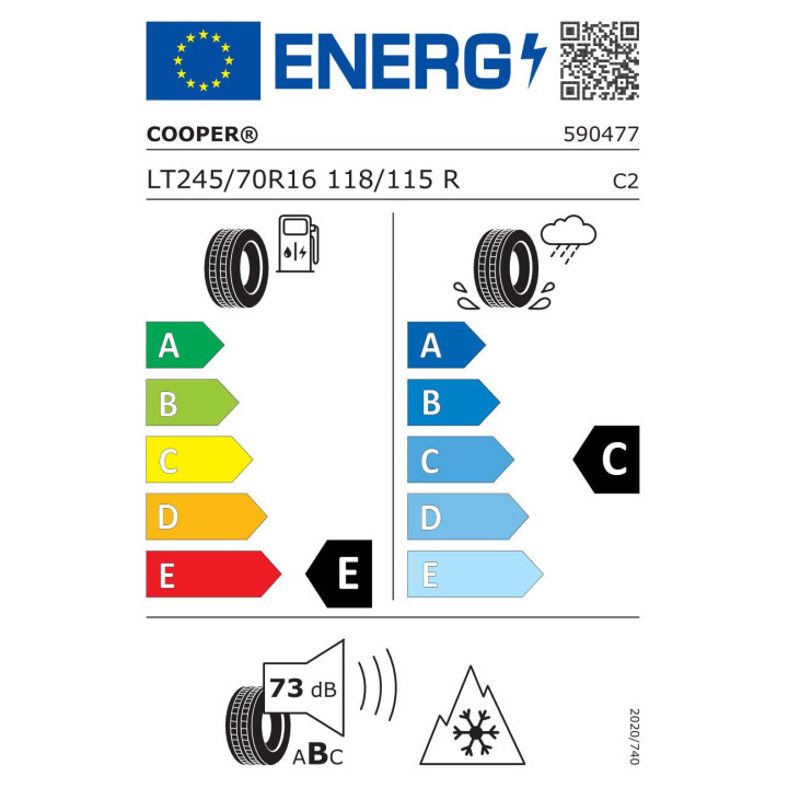 Anvelope all season COOPER Discoverer at3 245/70R16 118/115R  