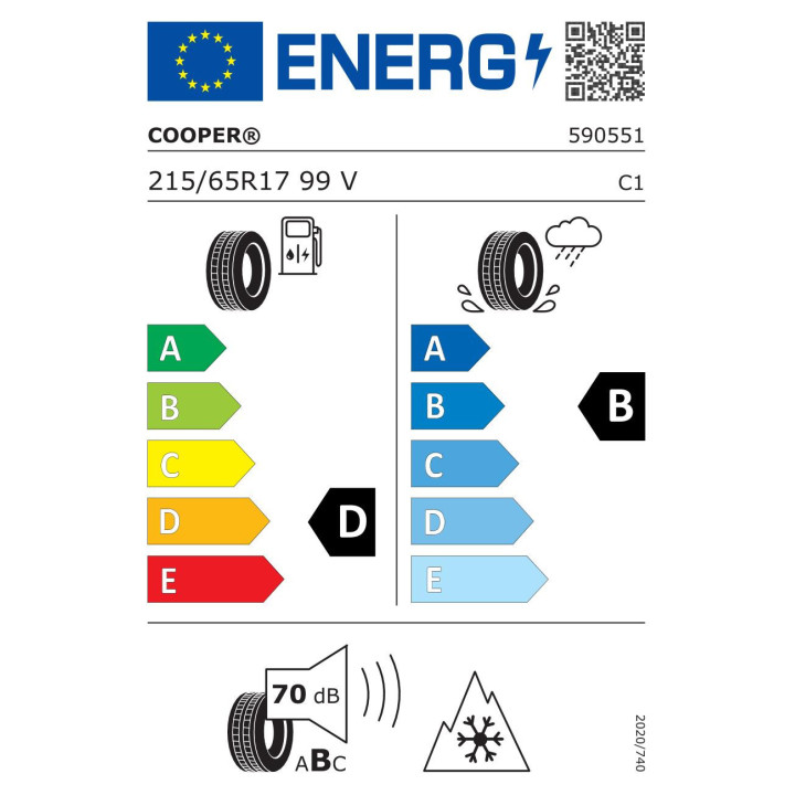 Anvelope all season COOPER Discoverer all season 215/65R17 99V  