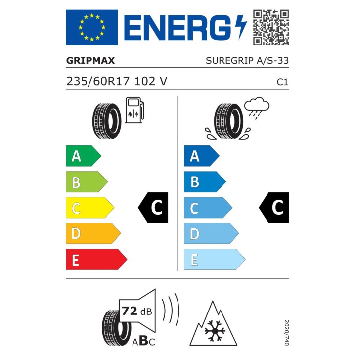 Anvelope all season GRIPMAX Suregrip a_s 235/60R17 102V  