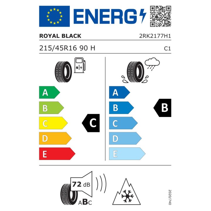 Anvelope iarna ROYAL BLACK Royal winter uhp 215/45R16 90H XL