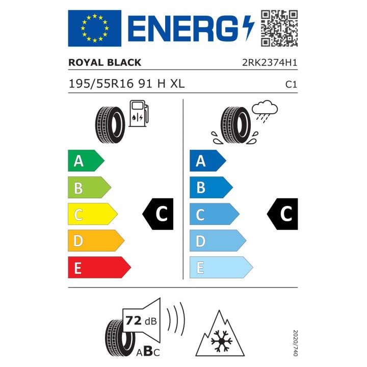 Anvelope iarna ROYAL BLACK Royal winter uhp 195/55R16 91H XL