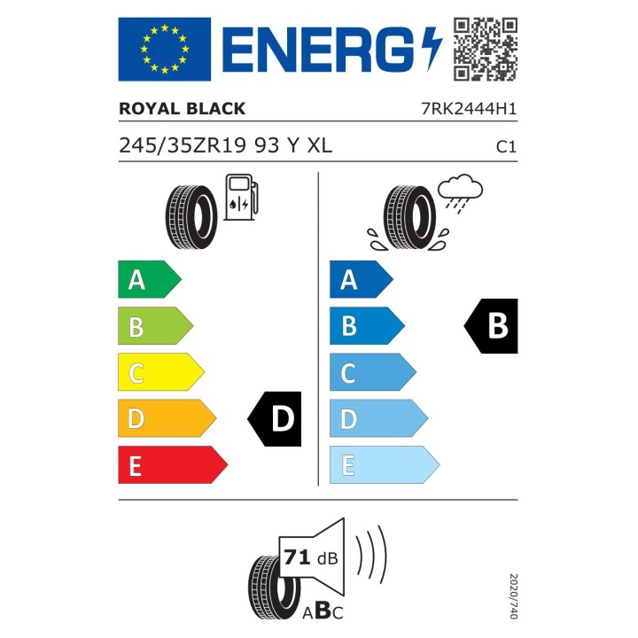 Anvelope vara ROYAL BLACK Royal explorer ii 245/35R19 93Y XL