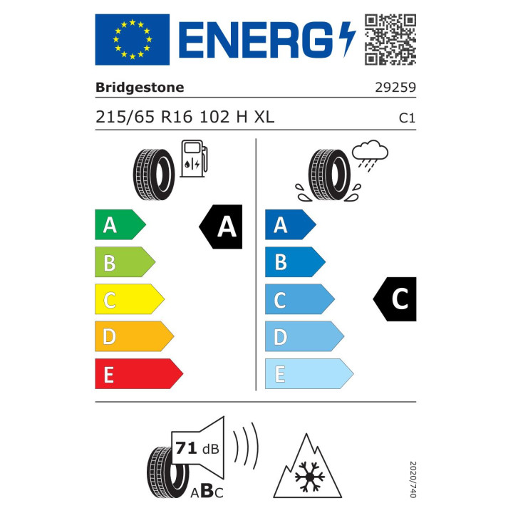 Anvelope all season BRIDGESTONE Weather control a005 evo 215/65R16 102H XL