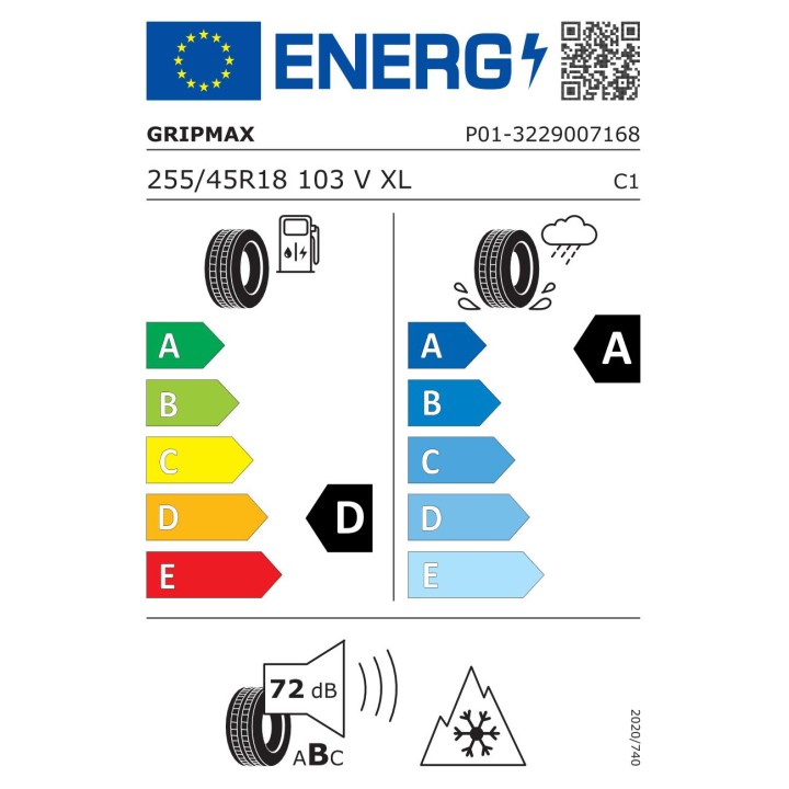 Anvelope iarna GRIPMAX Suregrip pro winter 255/45R18 103V XL