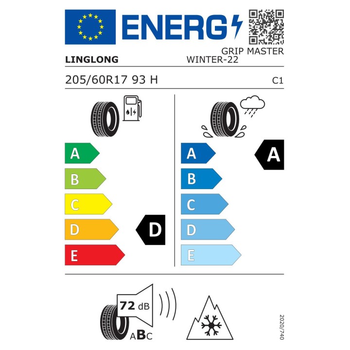 Anvelope iarna LINGLONG Grip master winter 205/60R17 93H  