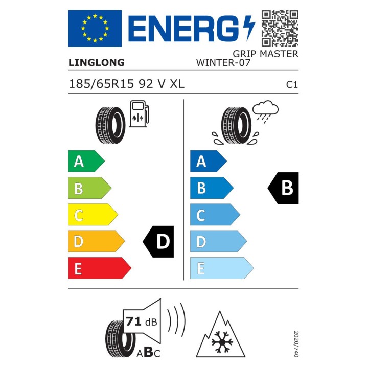 Anvelope iarna LINGLONG Grip master winter 185/65R15 92V XL