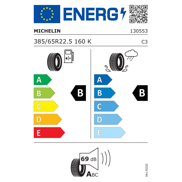 Anvelope  MICHELIN X line energy f 385/65R22.5 160L  