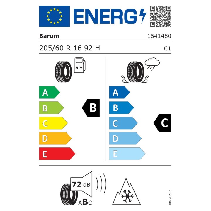 Anvelope iarna BARUM Polaris 6 205/60R16 92H  