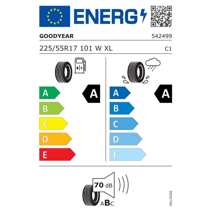 Anvelope vara GOODYEAR Efficientgrip performance 2 225/55R17 101W XL