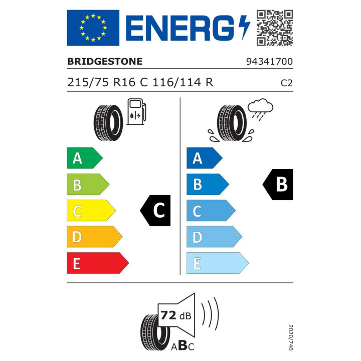 Anvelope vara BRIDGESTONE Duravis r660 215/75R16C 116/114R 10PR