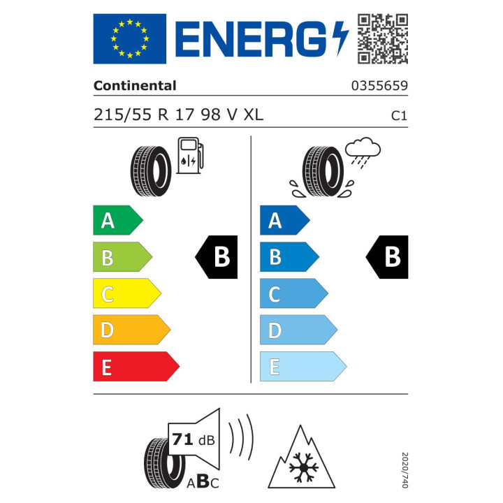 Anvelope iarna CONTINENTAL WINTERCONTACT TS 870 P 215/55R17 98V 