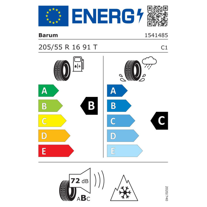 Anvelope iarna BARUM POLARIS 6 205/55R16 91T 