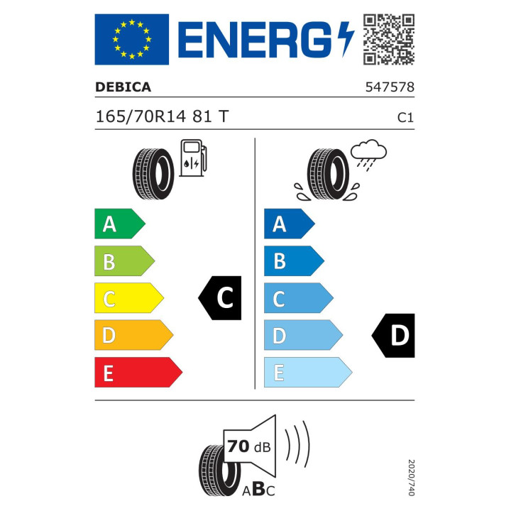 Anvelope vara DEBICA Passio 2 -p 165/70R14 81T  