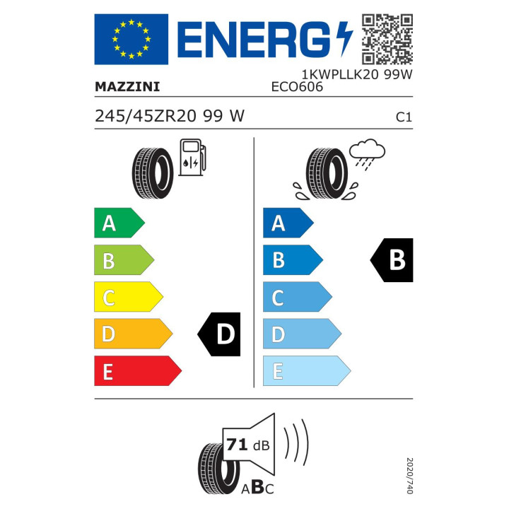 Anvelope vara MAZZINI Eco606 245/45R20 99W XL