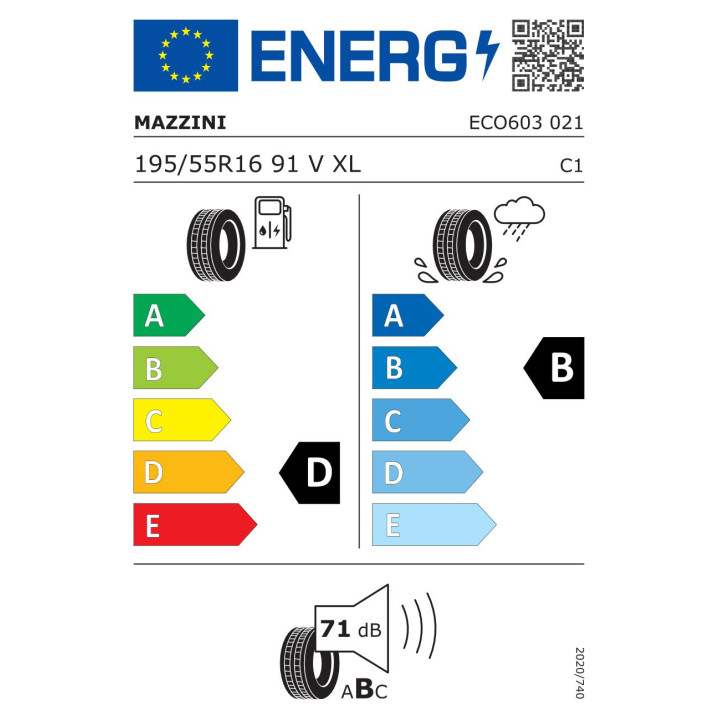 Anvelope vara MAZZINI Eco603 195/55R16 91V XL